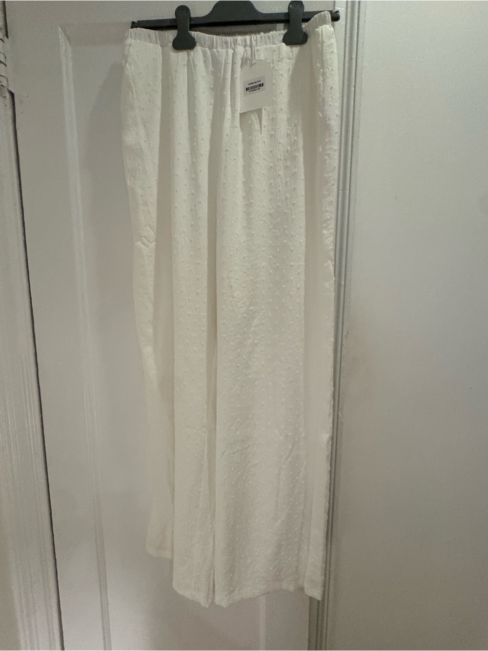 Wide Leg Women’s Pants in Cream